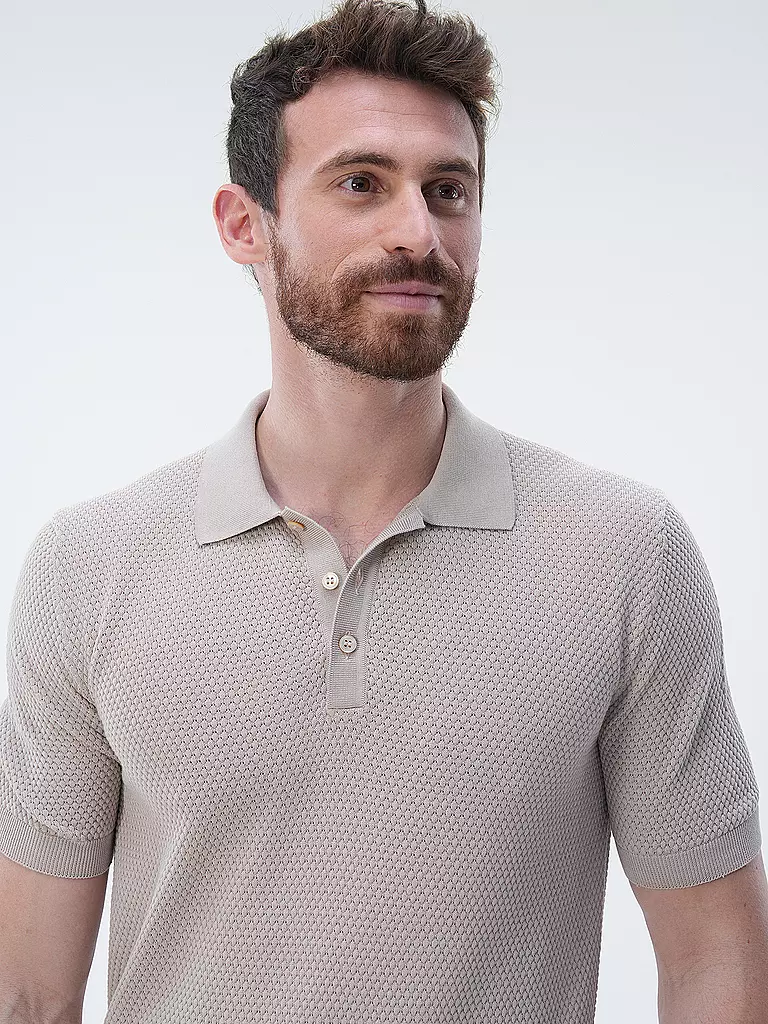 GRAN SASSO | Poloshirt | beige