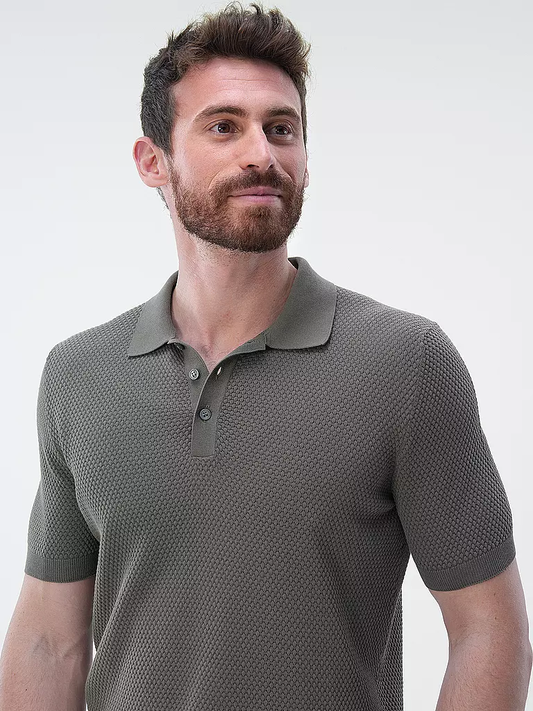 GRAN SASSO | Poloshirt | olive