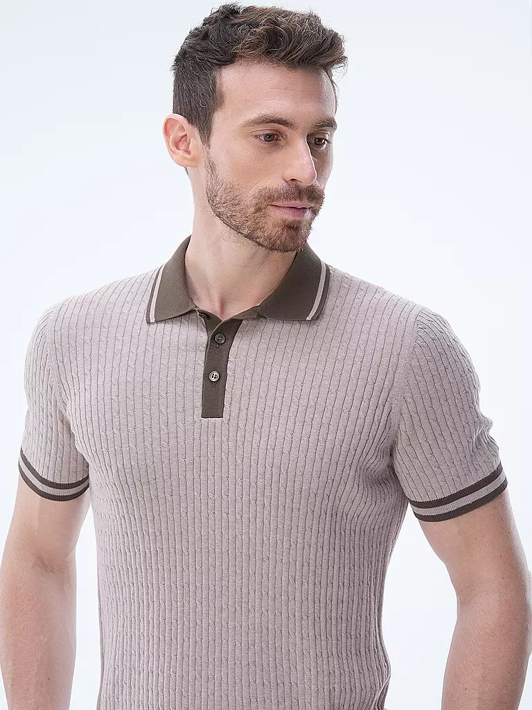 GRAN SASSO | Poloshirt | beige