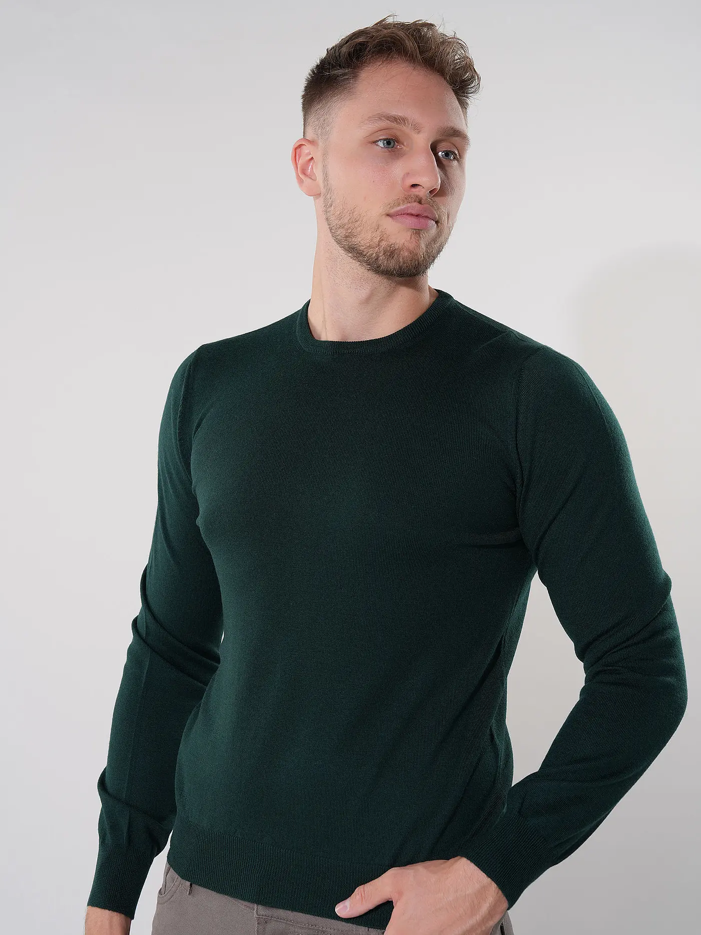 GRAN SASSO | Pullover | dunkelgrün