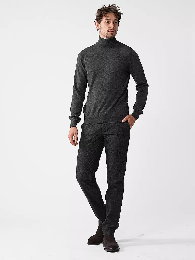 GRAN SASSO | Rollkragenpullover | grau