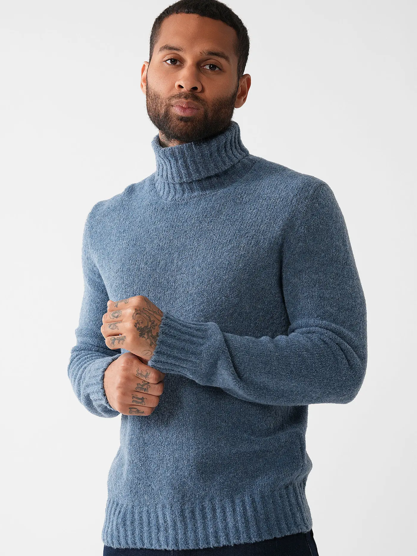 GRAN SASSO | Rollkragenpullover | hellblau