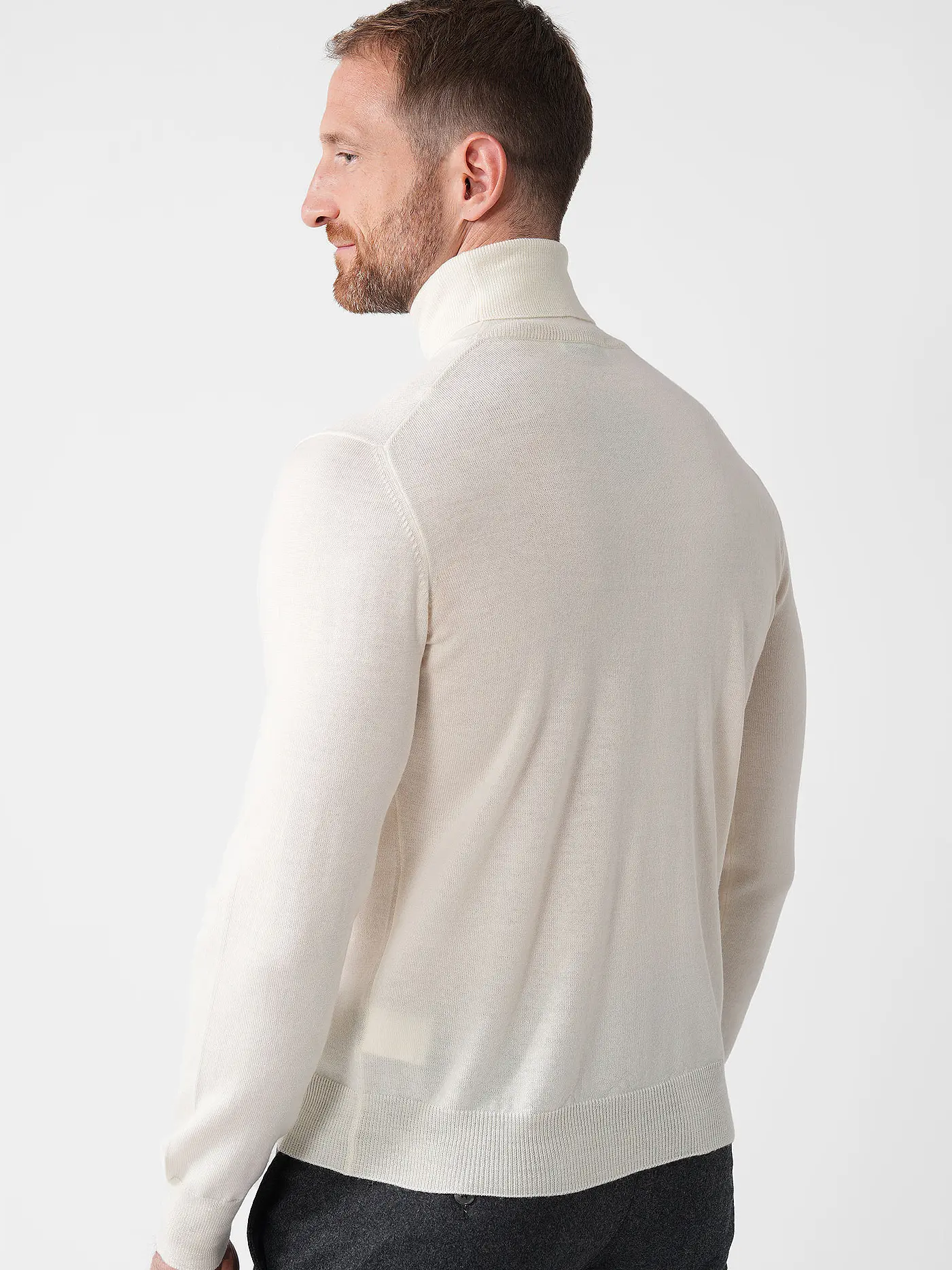 GRAN SASSO | Rollkragenpullover | creme
