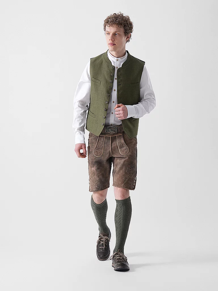 GRASEGGER Trachtengilet VOITL 5 olive | 52
