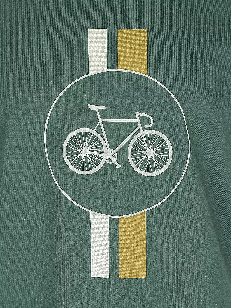 GREENBOMB | T Shirt BIKE HIGHWAY | grün