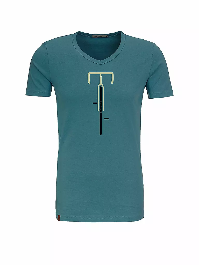 GREENBOMB | T-Shirt "Bike" | petrol