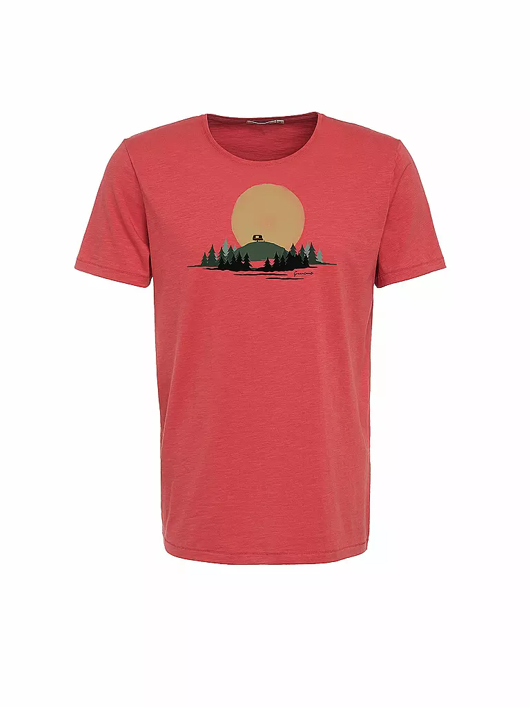 GREENBOMB | T-Shirt "Nature Caravan Spice" | rot