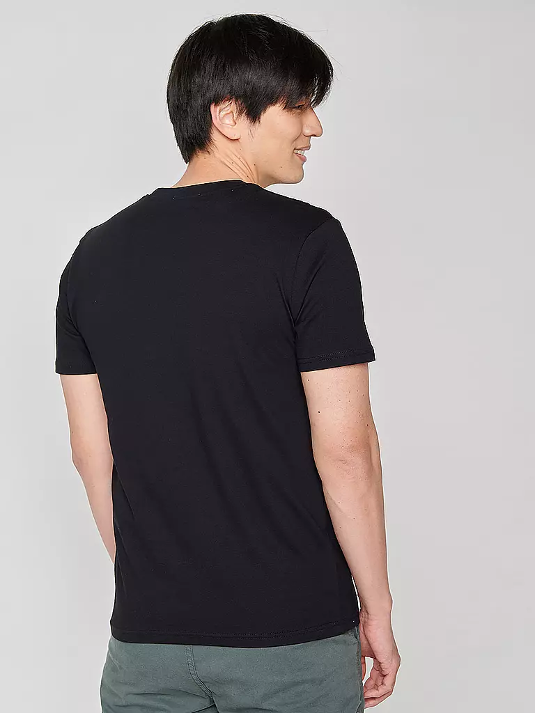 GREENBOMB | T-Shirt BIKE MOUNTAIN | schwarz