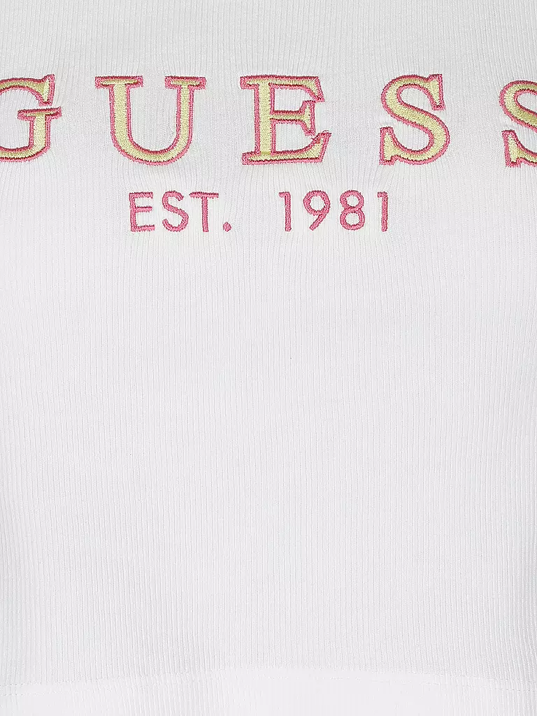 GUESS PERFORMANCE | Top Cropped Fit | weiss