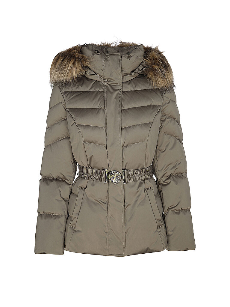 GUESS Daunensteppmantel MARINA braun | S