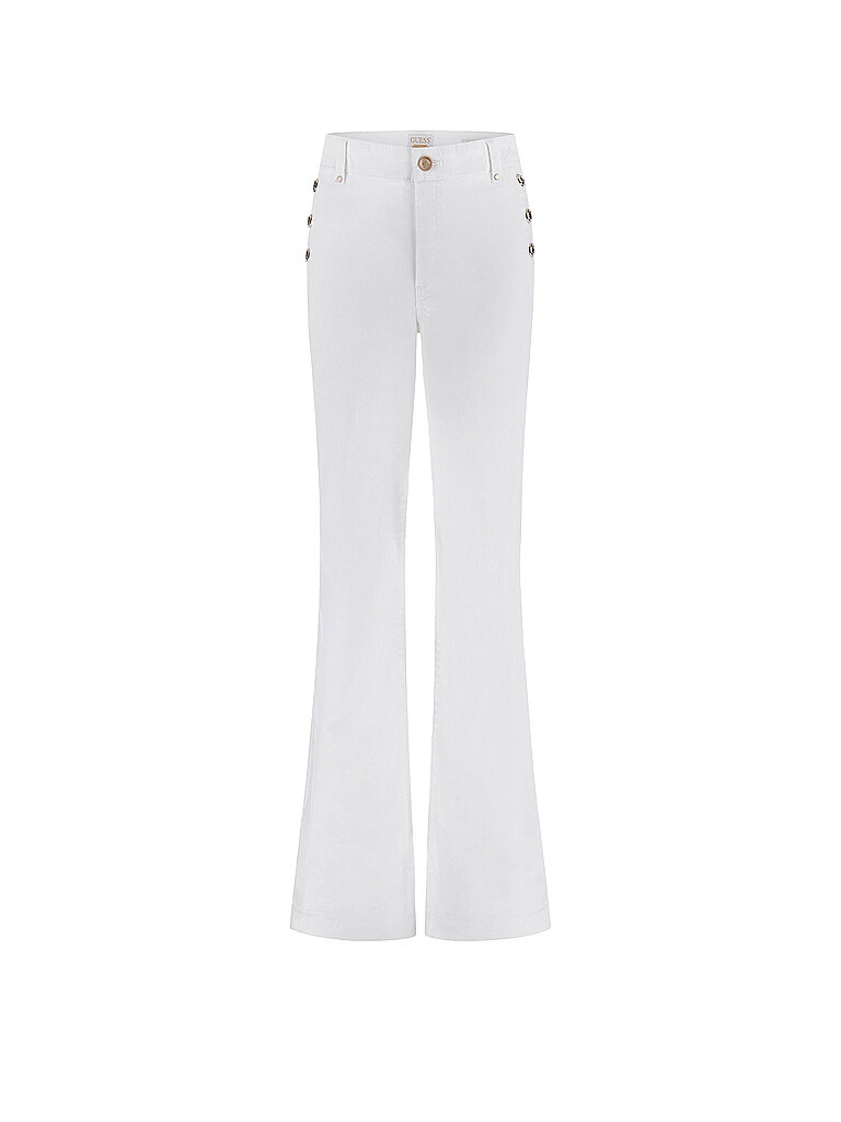 GUESS Hose Flared Fit weiss | 29