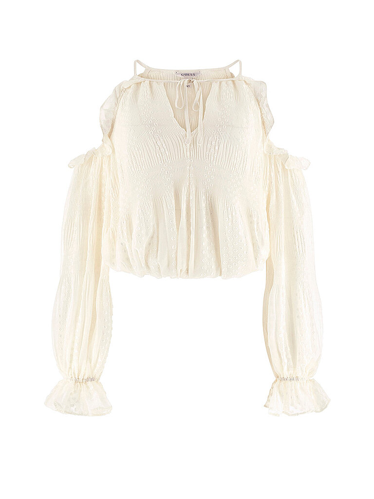 GUESS Blusenshirt EMILIA creme | M