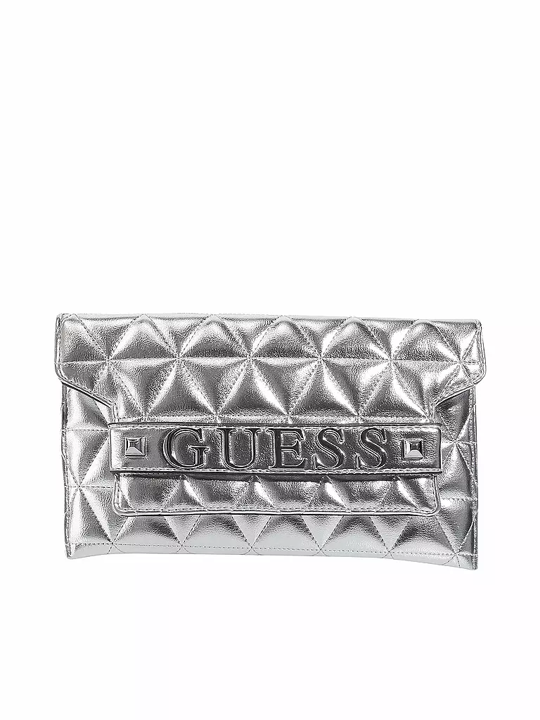 GUESS | Crossbody - Clutch "Laiken" | silber
