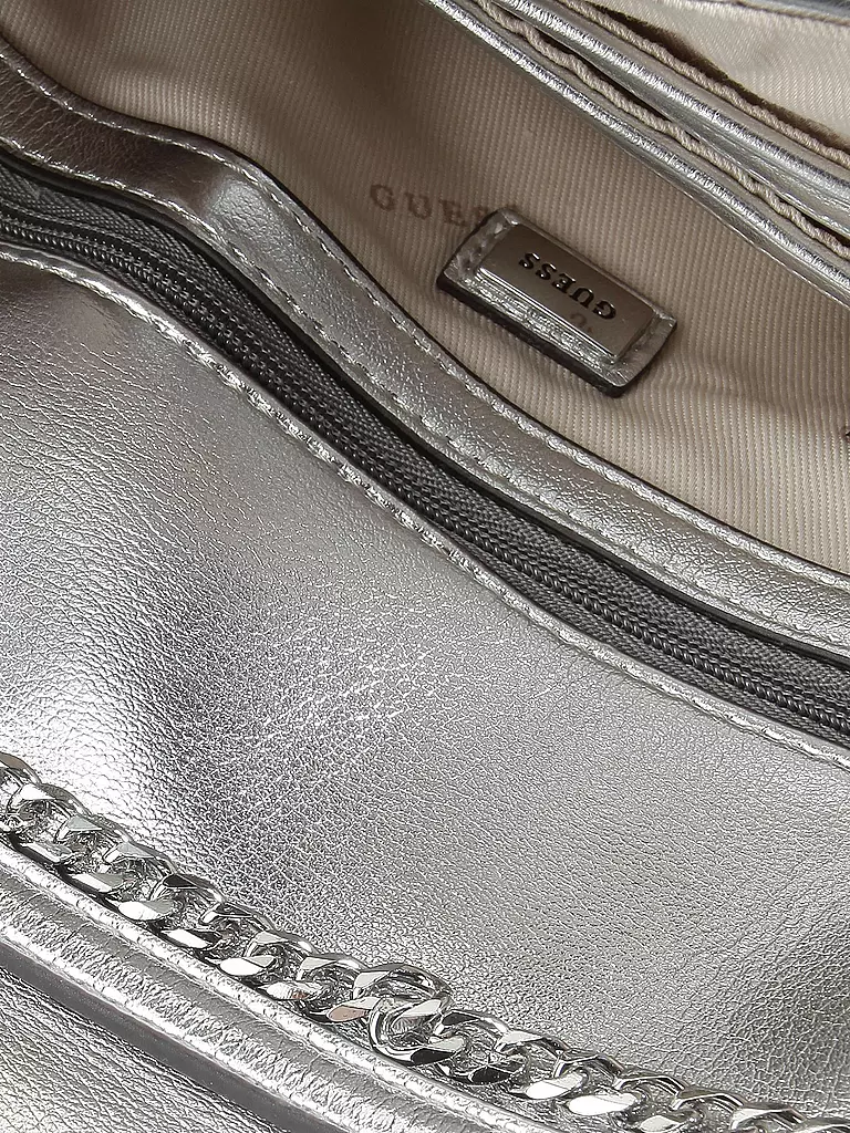 GUESS | Crossbody - Clutch "Laiken" | silber