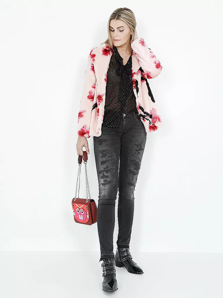 GUESS | Felljacke  | rosa