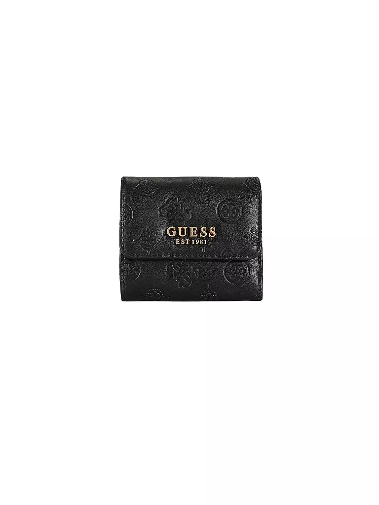 GUESS | Geldbörse GEVA | schwarz