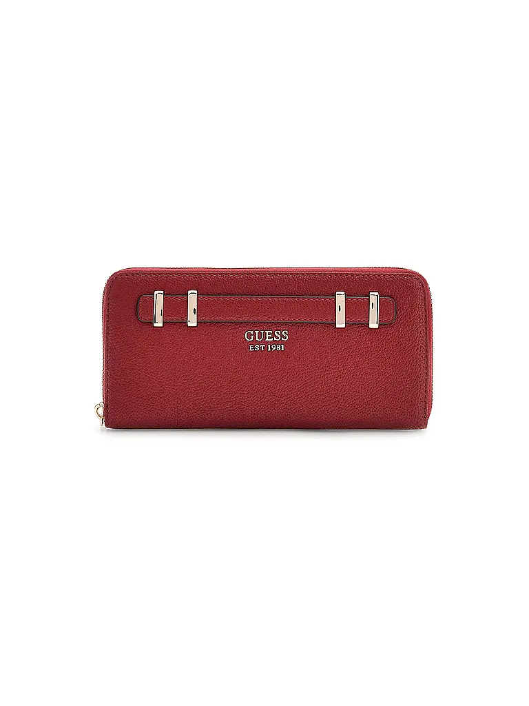 GUESS | Geldbörse GREGORIA Large | dunkelrot