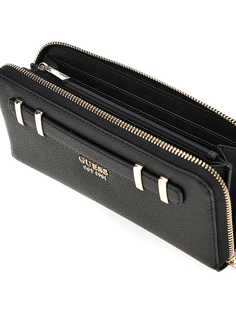 GUESS | Geldbörse GREGORIA Large | schwarz