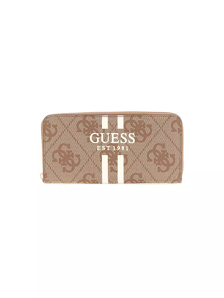 GUESS | Geldbörse LAUREL Large | beige