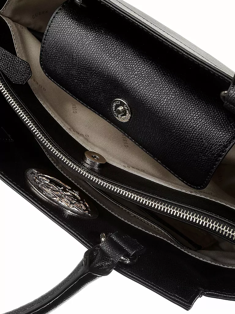 GUESS | Handtasche "Open Road" | schwarz