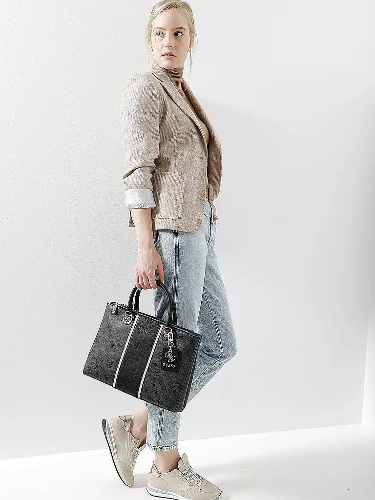 GUESS | Handtasche Cathleen | schwarz
