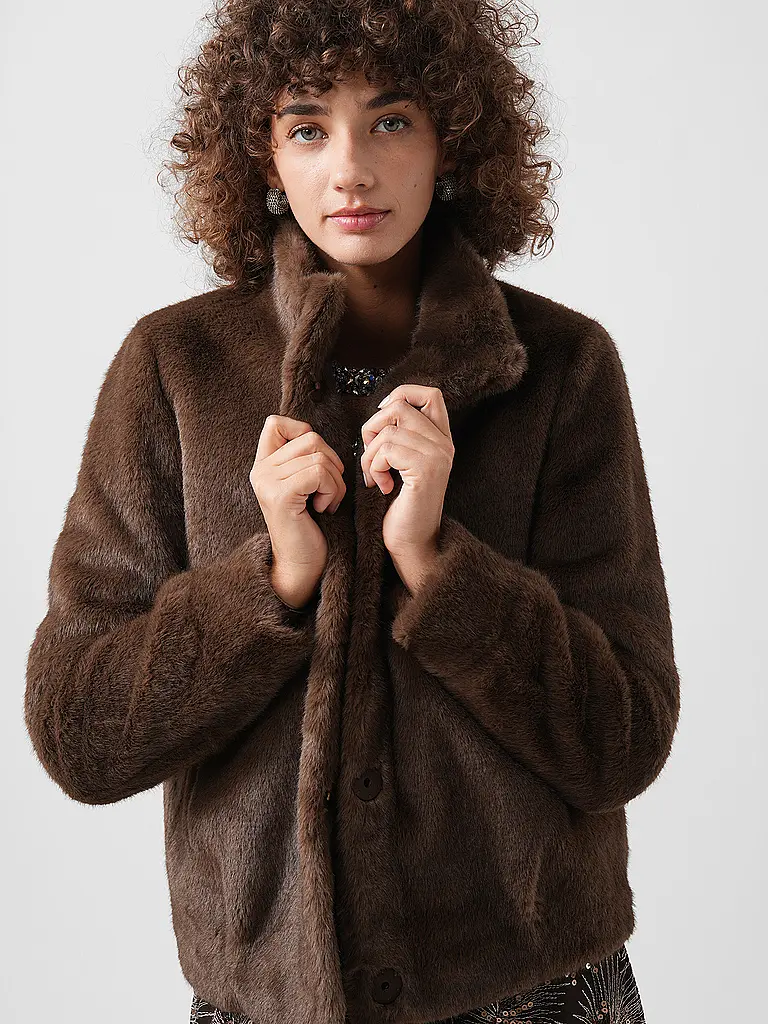 GUESS | Jacke in Felloptik LUNA | 