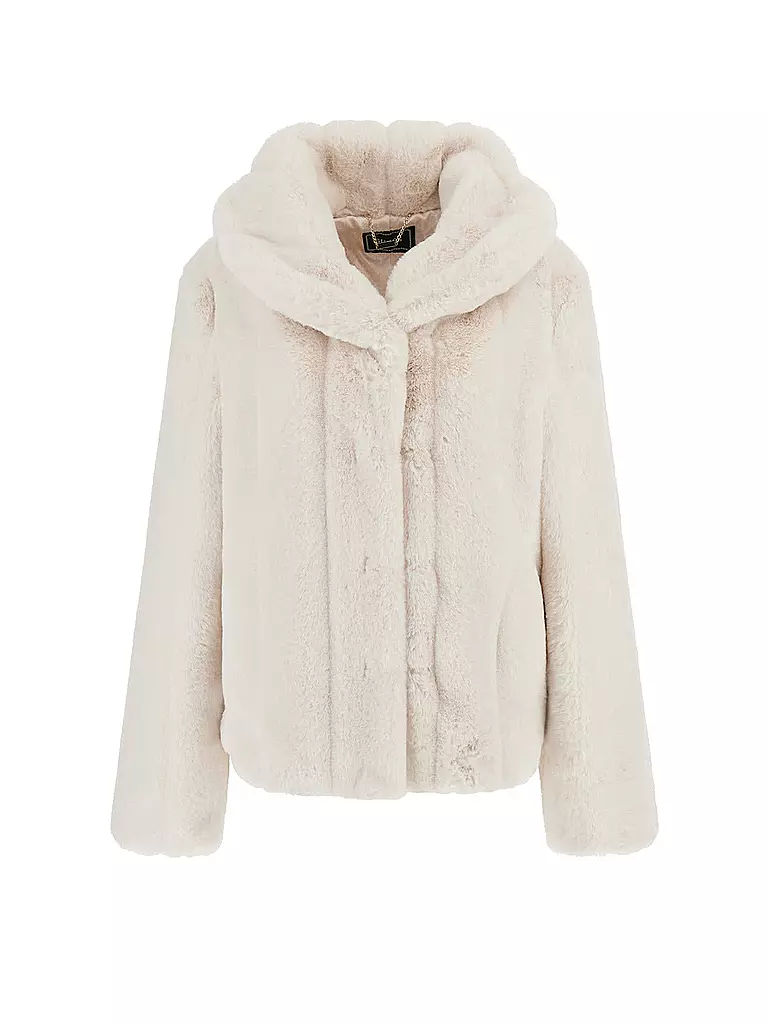 GUESS | Jacke in Felloptik SOPHY | Creme