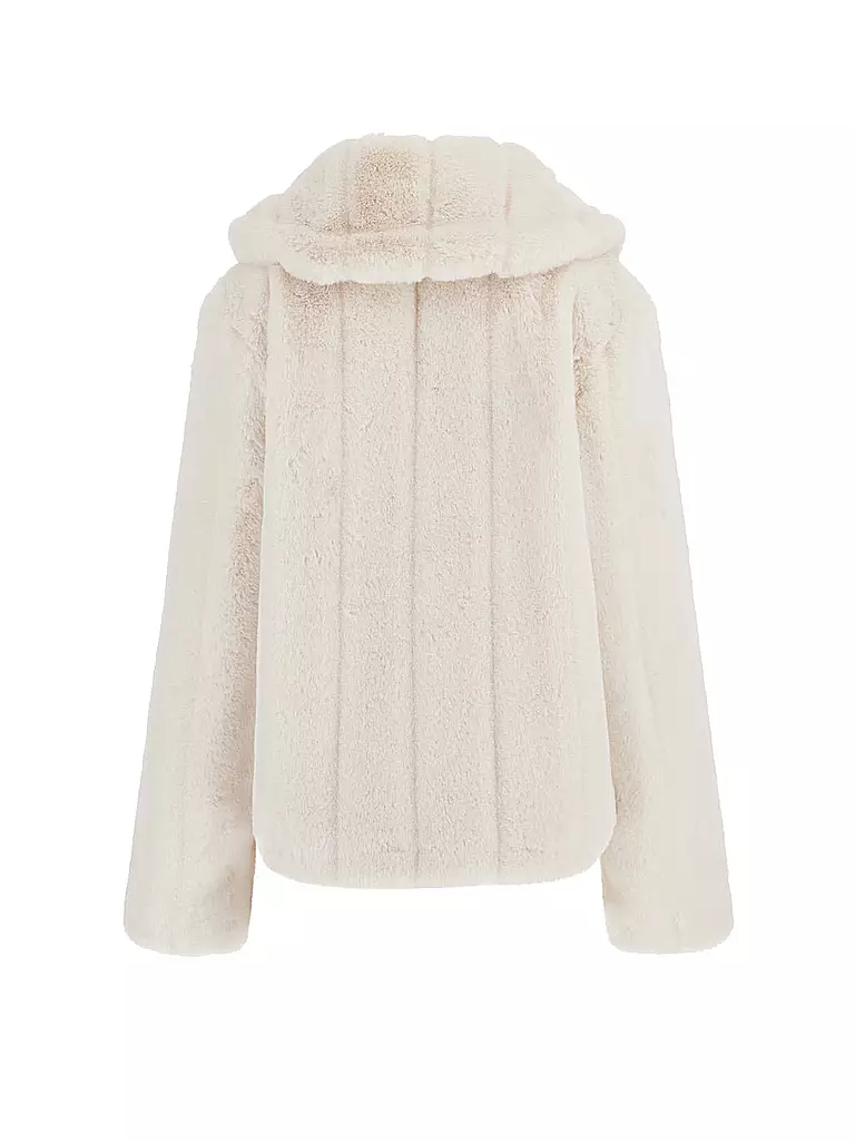 GUESS | Jacke in Felloptik SOPHY | Creme