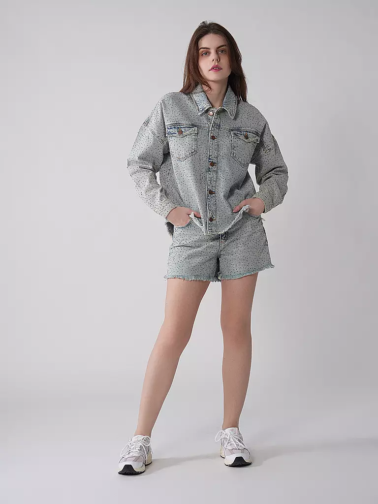 GUESS | Jeansbluse  | hellblau