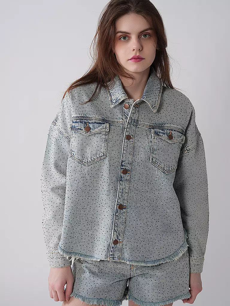 GUESS | Jeansbluse  | hellblau