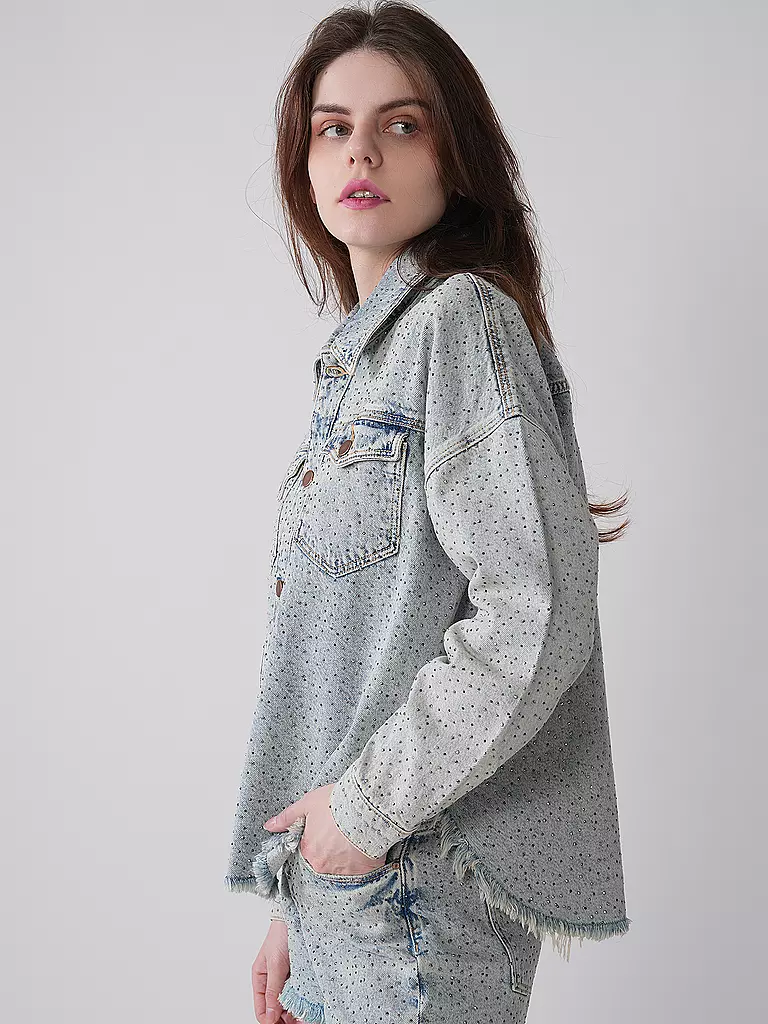 GUESS | Jeansbluse  | hellblau