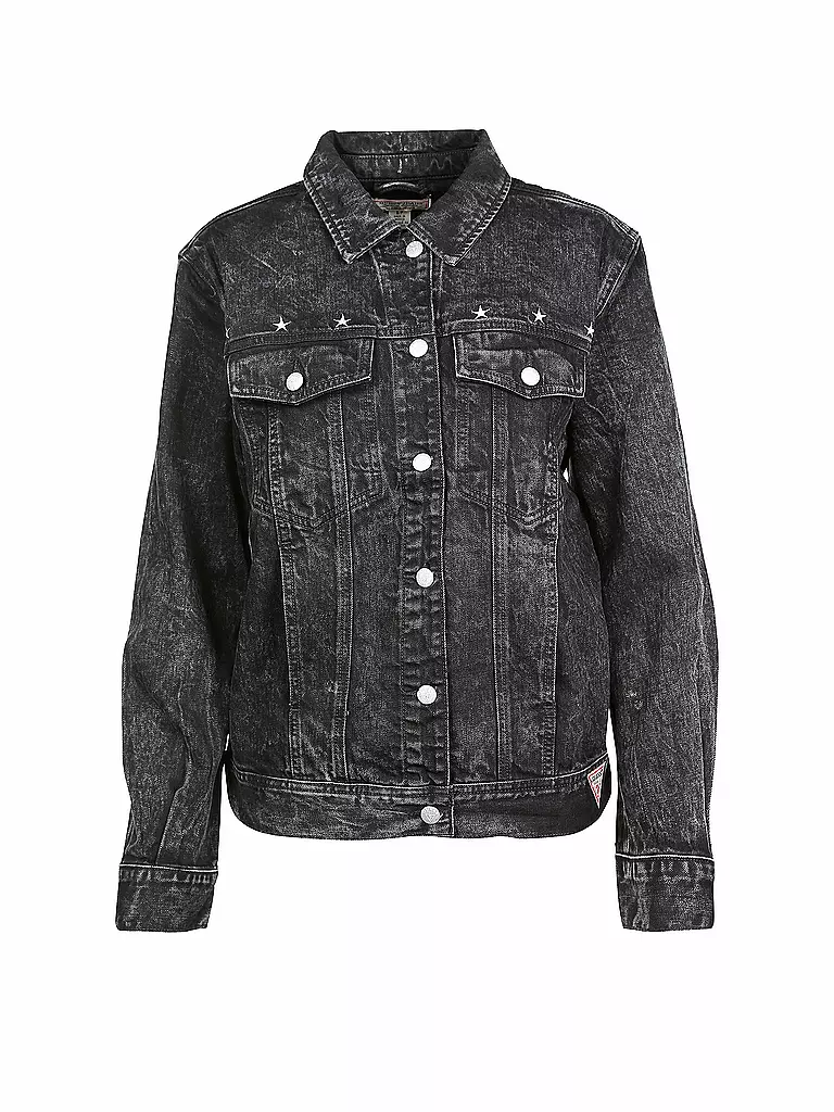 GUESS | Jeansjacke  | schwarz