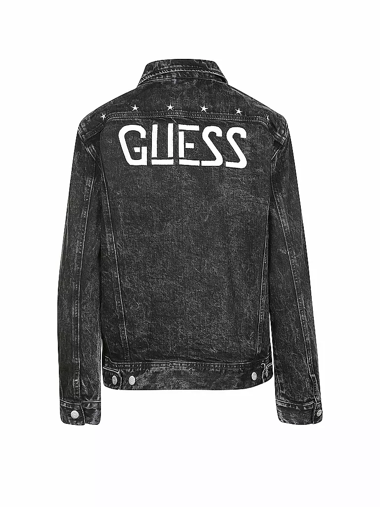 GUESS | Jeansjacke  | schwarz