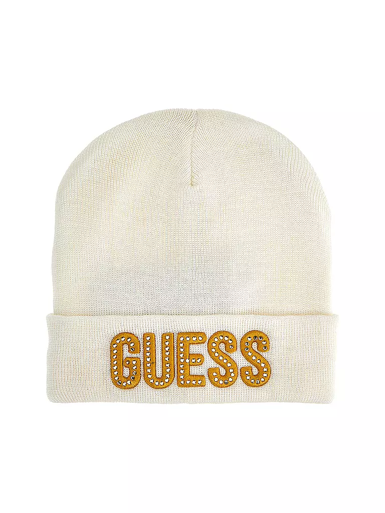 GUESS | Kinder Mütze - Haube | creme
