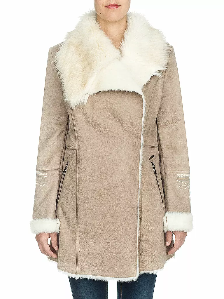 GUESS | Kunstfell Mantel | 