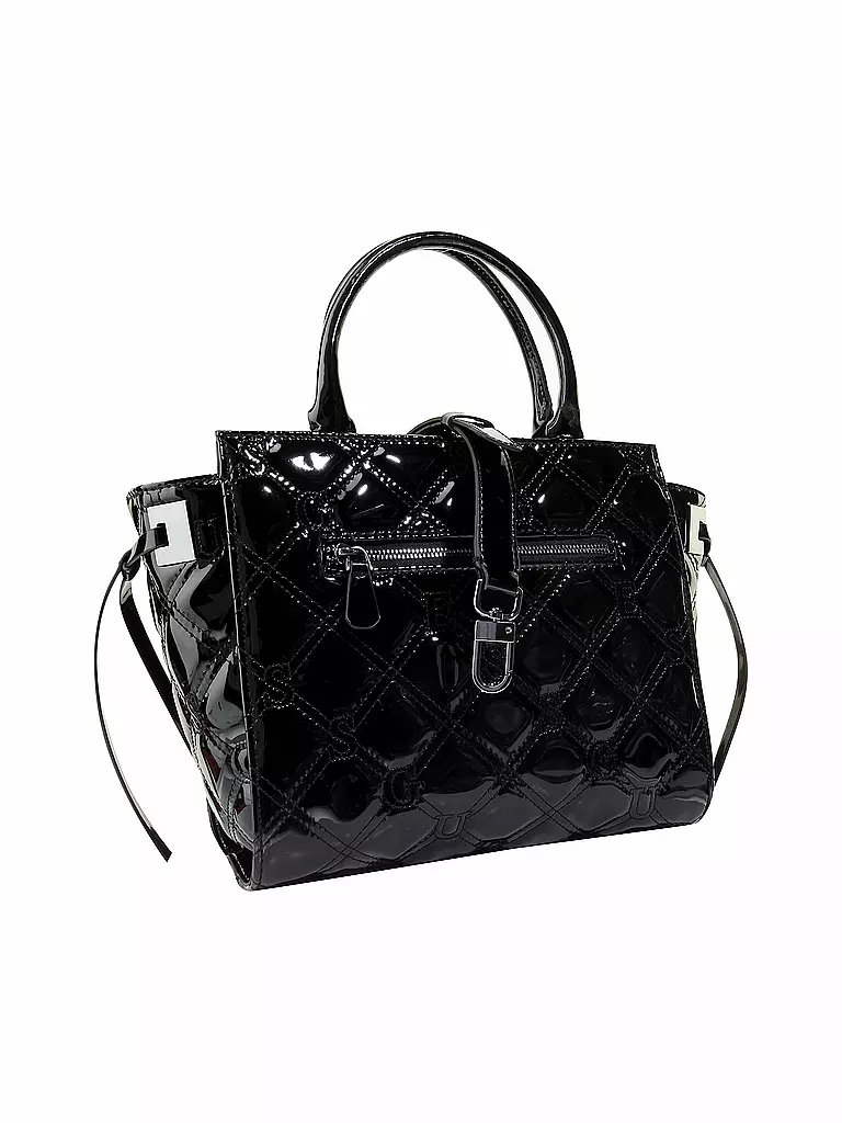 GUESS | Lacktasche - Umhängetasche "Open Road" | schwarz