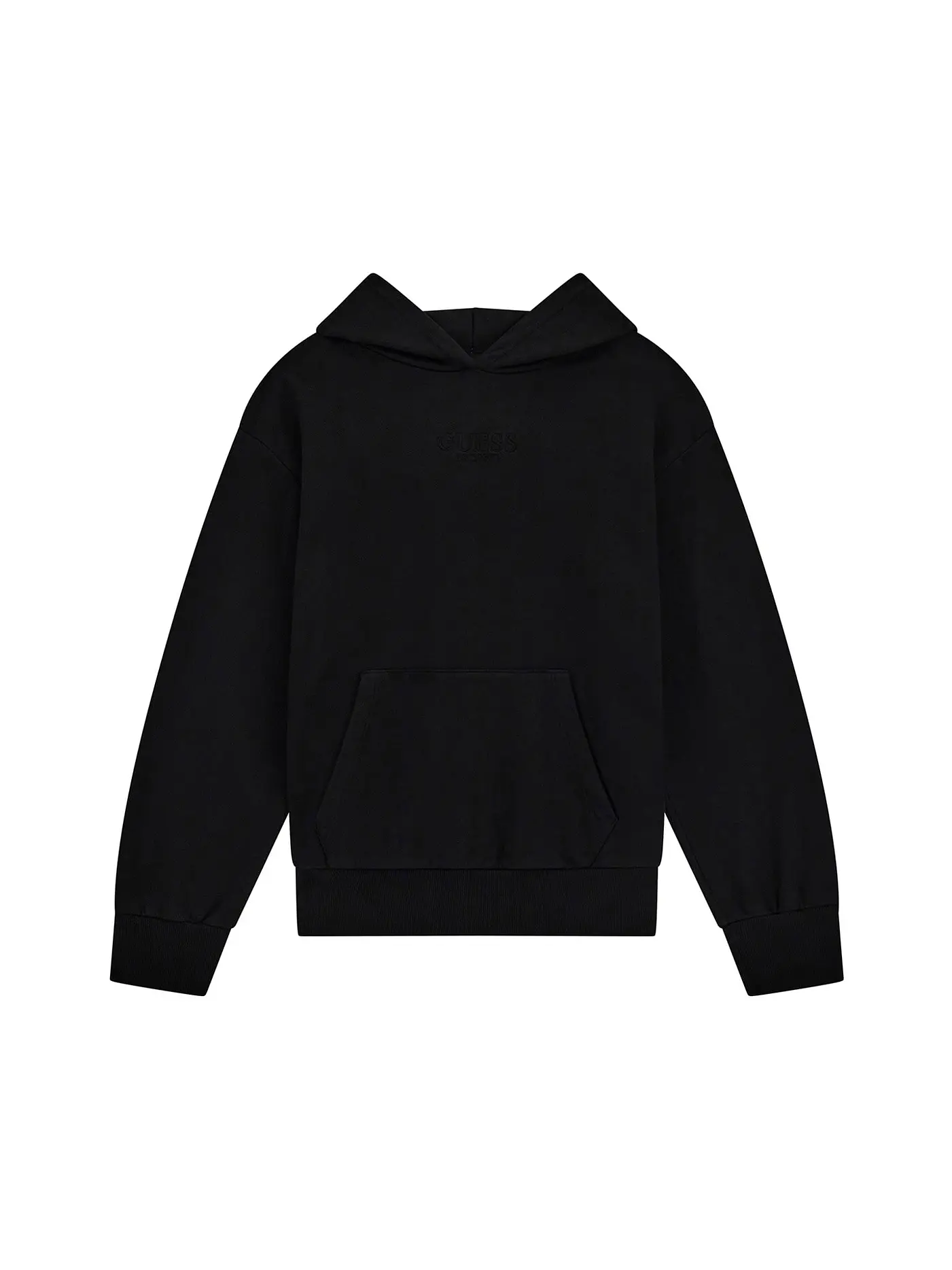 GUESS | Mädchen Kapuzensweater - Hoodie  | schwarz