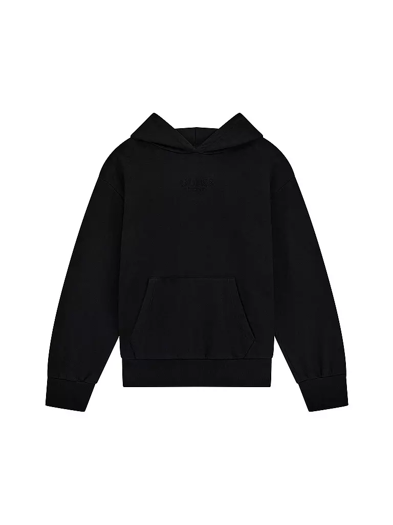 GUESS | Mädchen Kapuzensweater - Hoodie  | schwarz