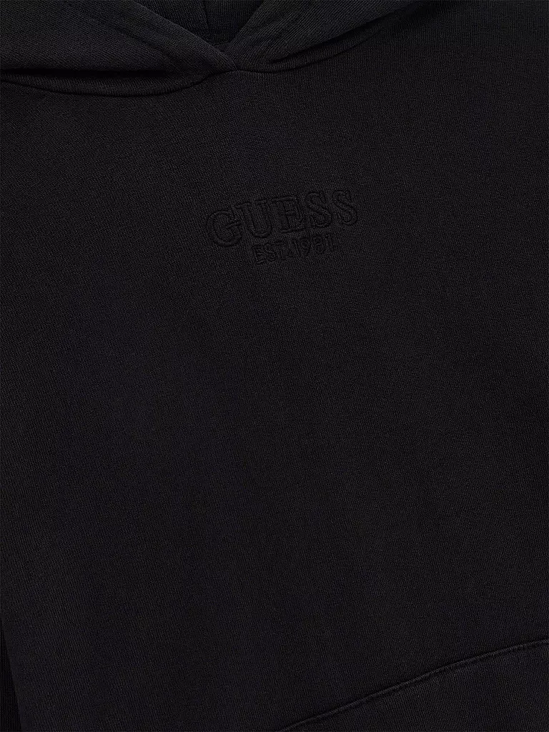 GUESS | Mädchen Kapuzensweater - Hoodie  | schwarz
