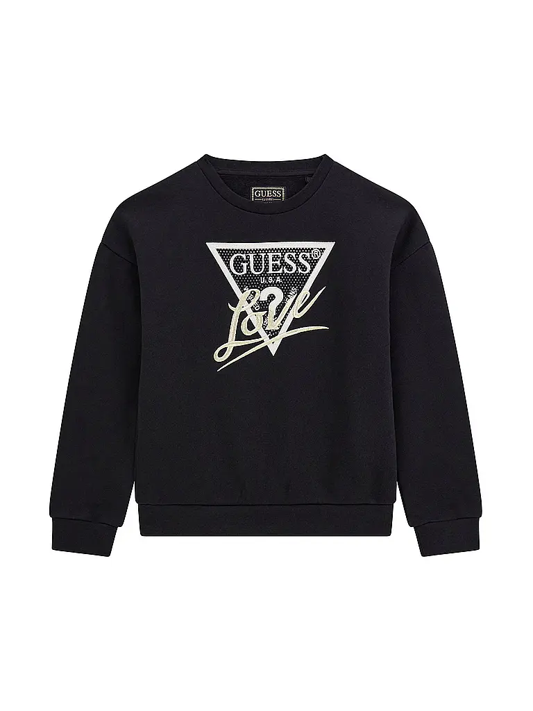 GUESS | Mädchen Sweater  | schwarz