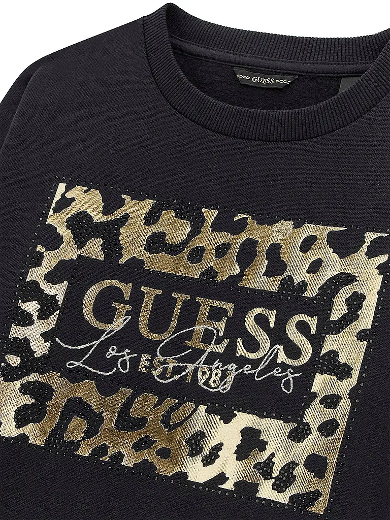 GUESS | Mädchen Sweater  | Schwarz