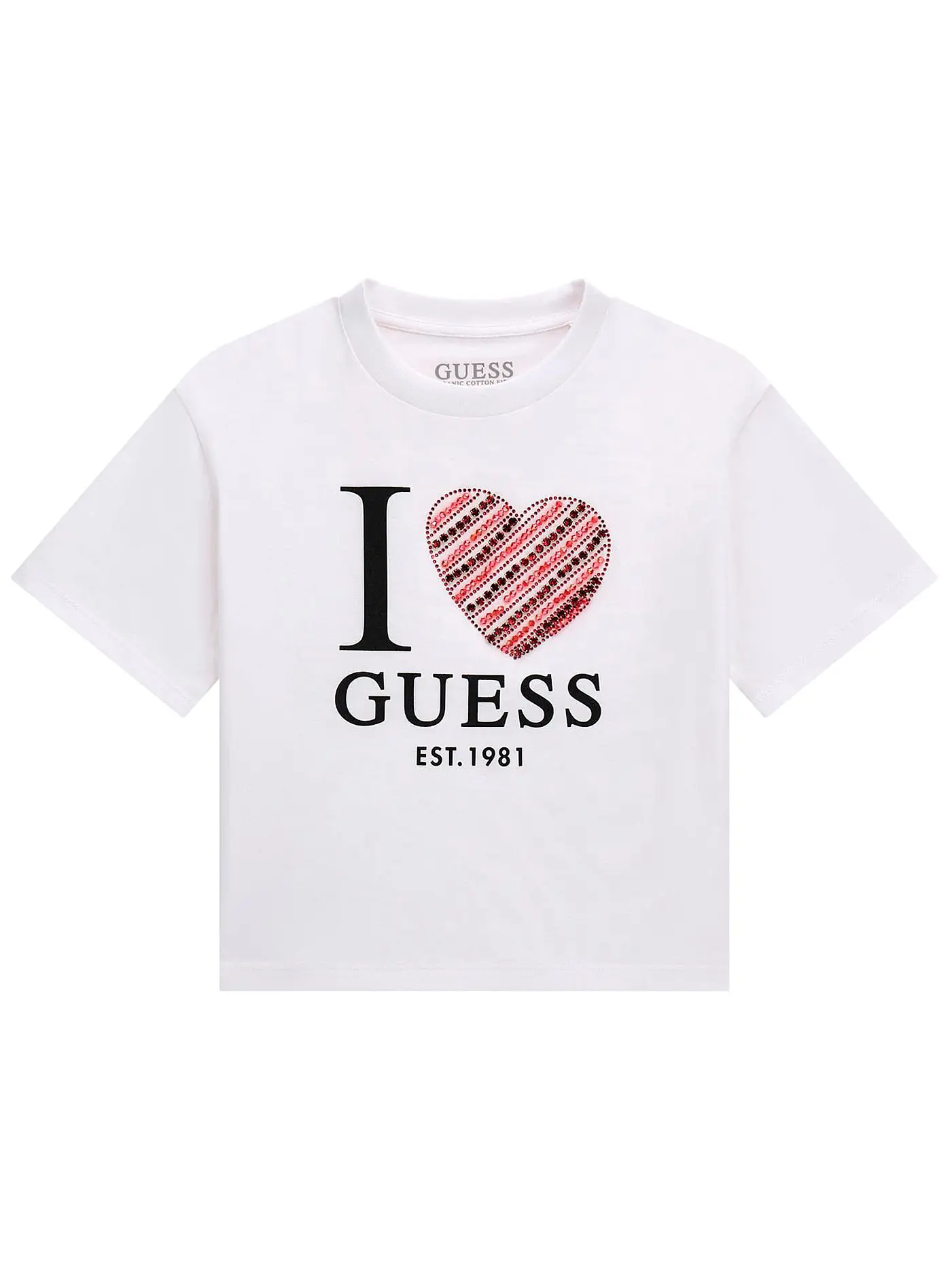 GUESS | Mädchen T-Shirt  | weiss
