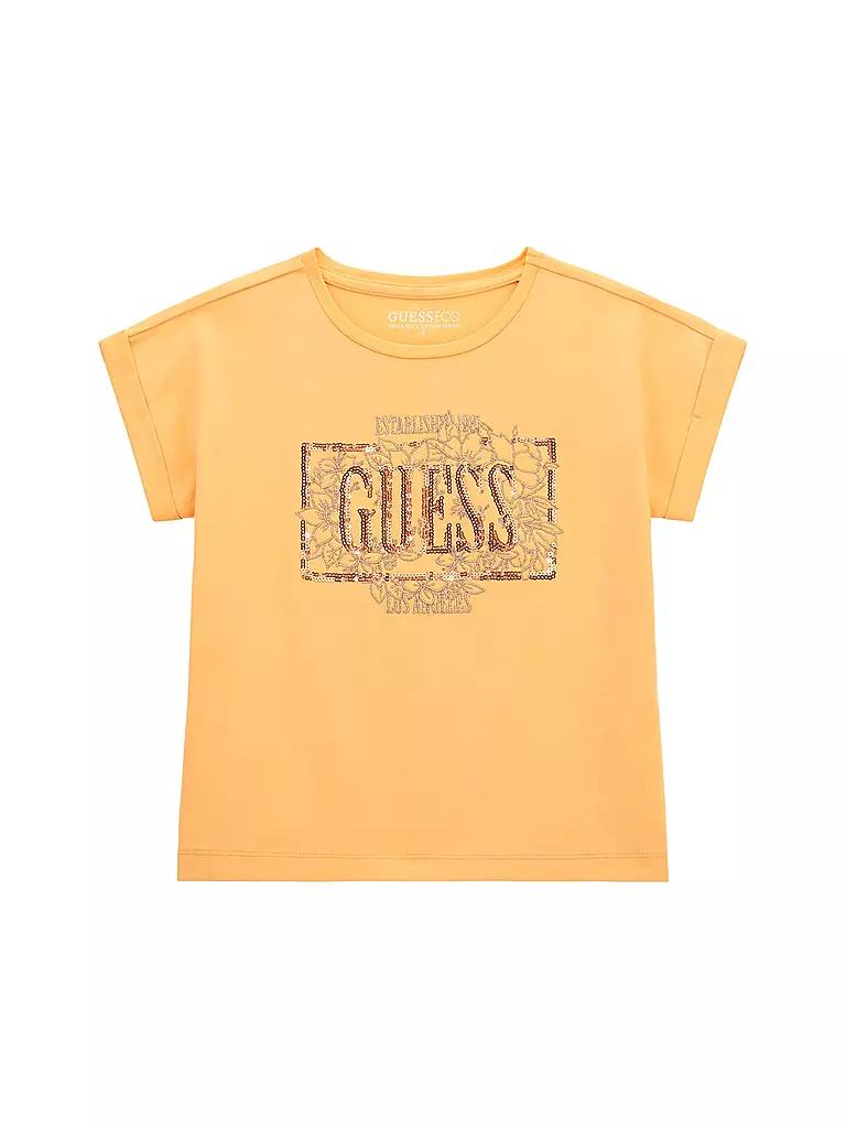 GUESS | Mädchen T-Shirt  | orange