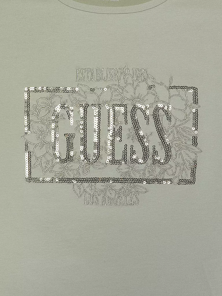 GUESS | Mädchen T-Shirt  | hellgrün