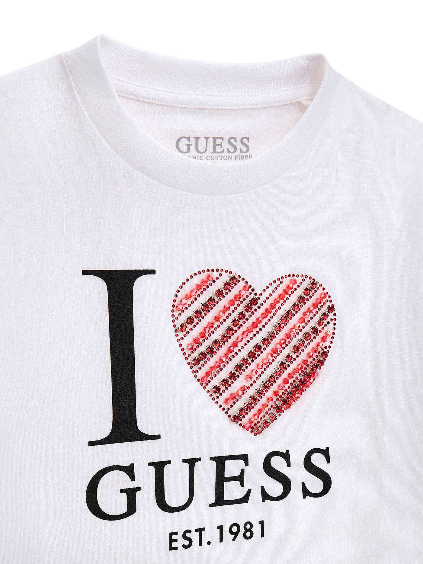 GUESS | Mädchen T-Shirt  | weiss