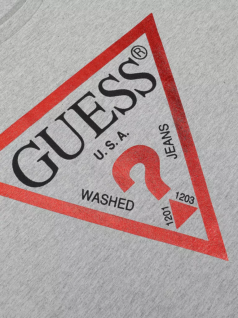 GUESS | Mädchen T-Shirt Cropped Fit | grau