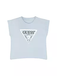 GUESS | Mädchen T-Shirt Cropped Fit | Hellblau