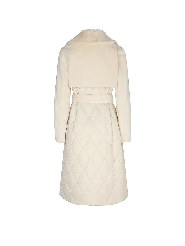 GUESS | Mantel in Felloptik JOLE | Creme