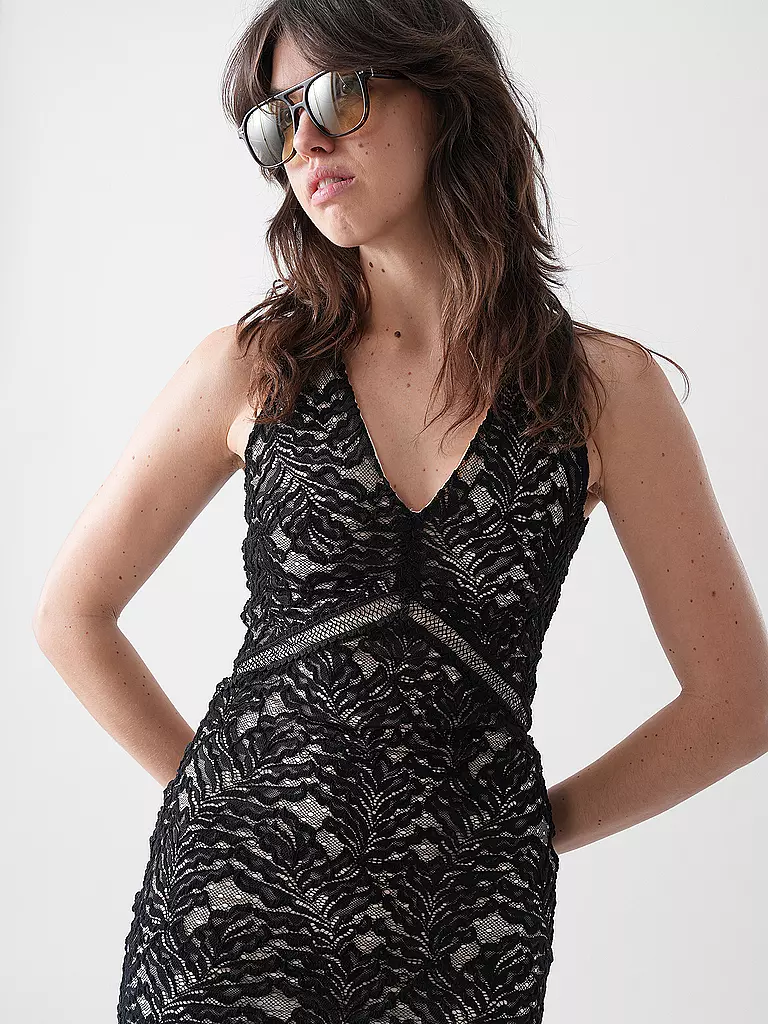 GUESS | Maxikleid | schwarz