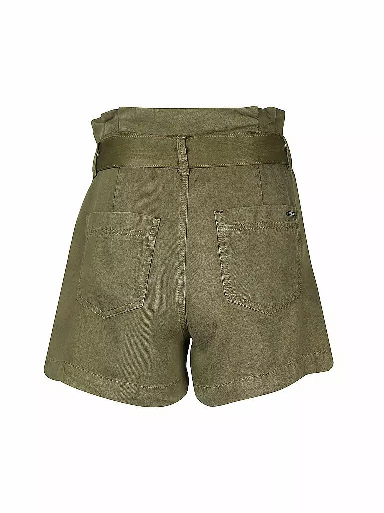 GUESS | Paperbag Shorts | grün